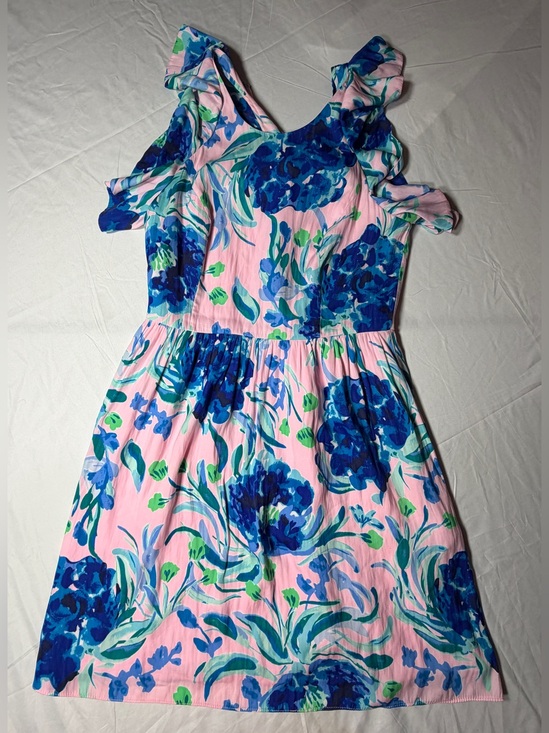 Lilly Pulitzer Dresses & Skirts - Lilly Pulitzer Rory Dress Pink Tropics Sweet Pea Ruffle Sz 8